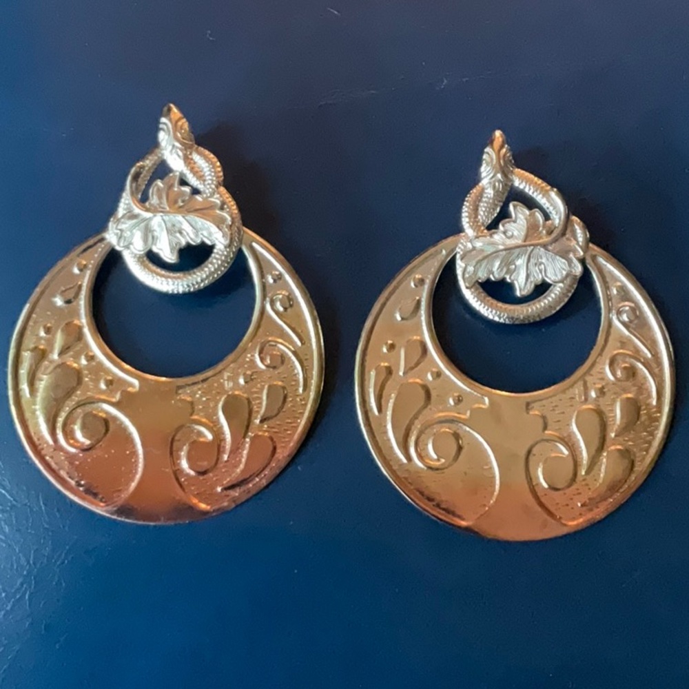 Vintage Mystic Snake Earrings